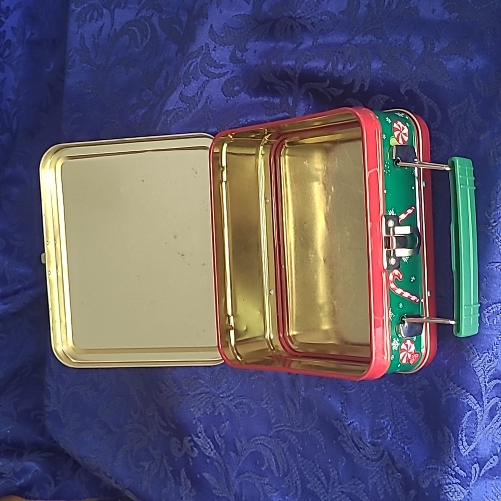 RARE Powerpuff Girls Christmas 🎄 Collectible Retro Mini Tin Lunch Box! - Picture 3 of 17